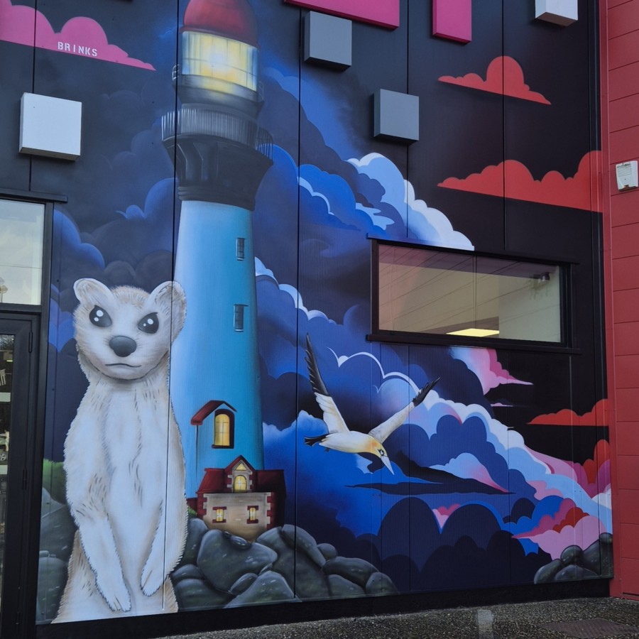 Fresque murale exterieur