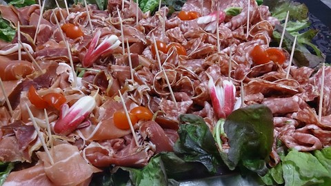 chiffonnade de charcuterie saint brieuc